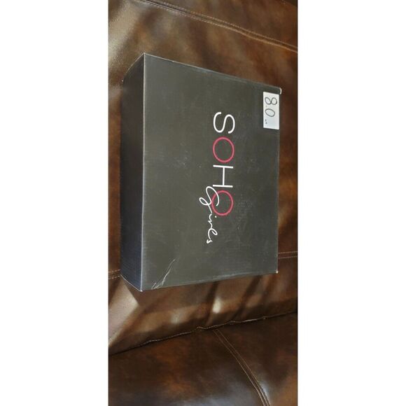 SOHO GIRLS LACE-UP SUEDE BLOCK SANDALS SIZE 8 NEW IN BOX - Picture 15 of 15